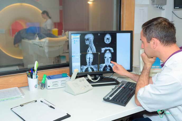Diagnóstico de computador da osteocondrose torácica