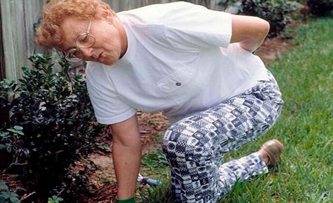 Dor para exacerbação da osteocondrose mamária