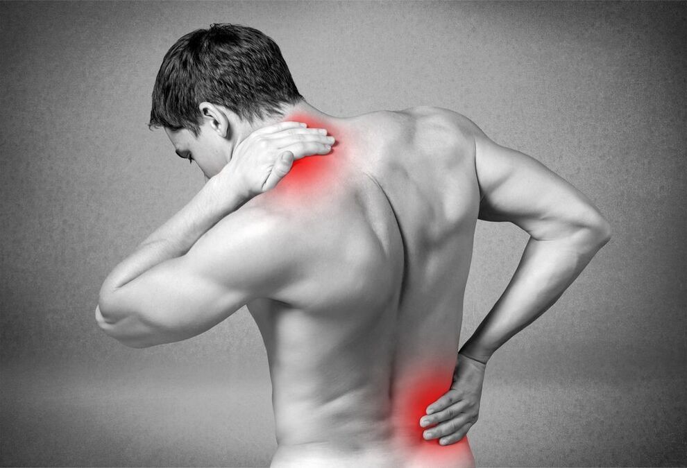 dor devido à osteocondrose